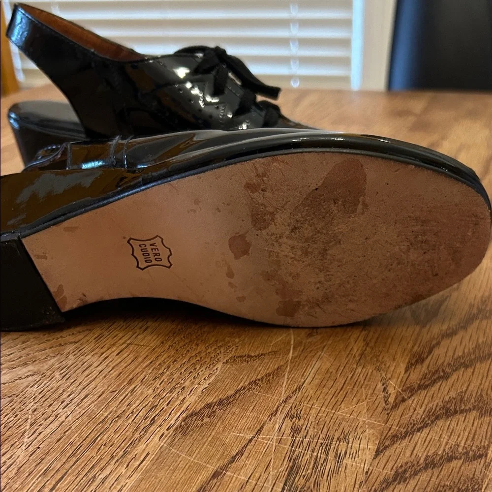 Black Patent Wedges by Re-Mix - Picture 5 of 5